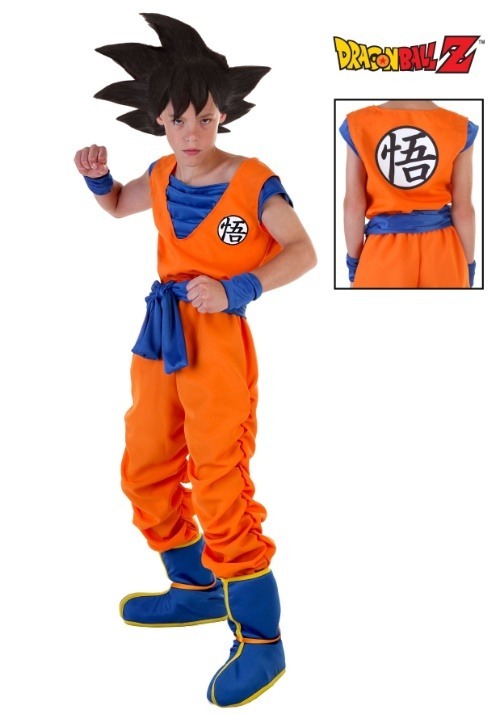 Boy's Dragon Ball Z Goku Costume