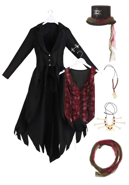 Women's Plus Size Voodoo Magic Costume