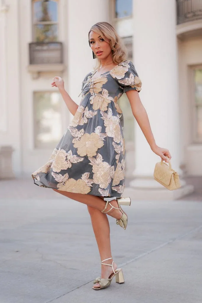 Beaumont Dress in Gold