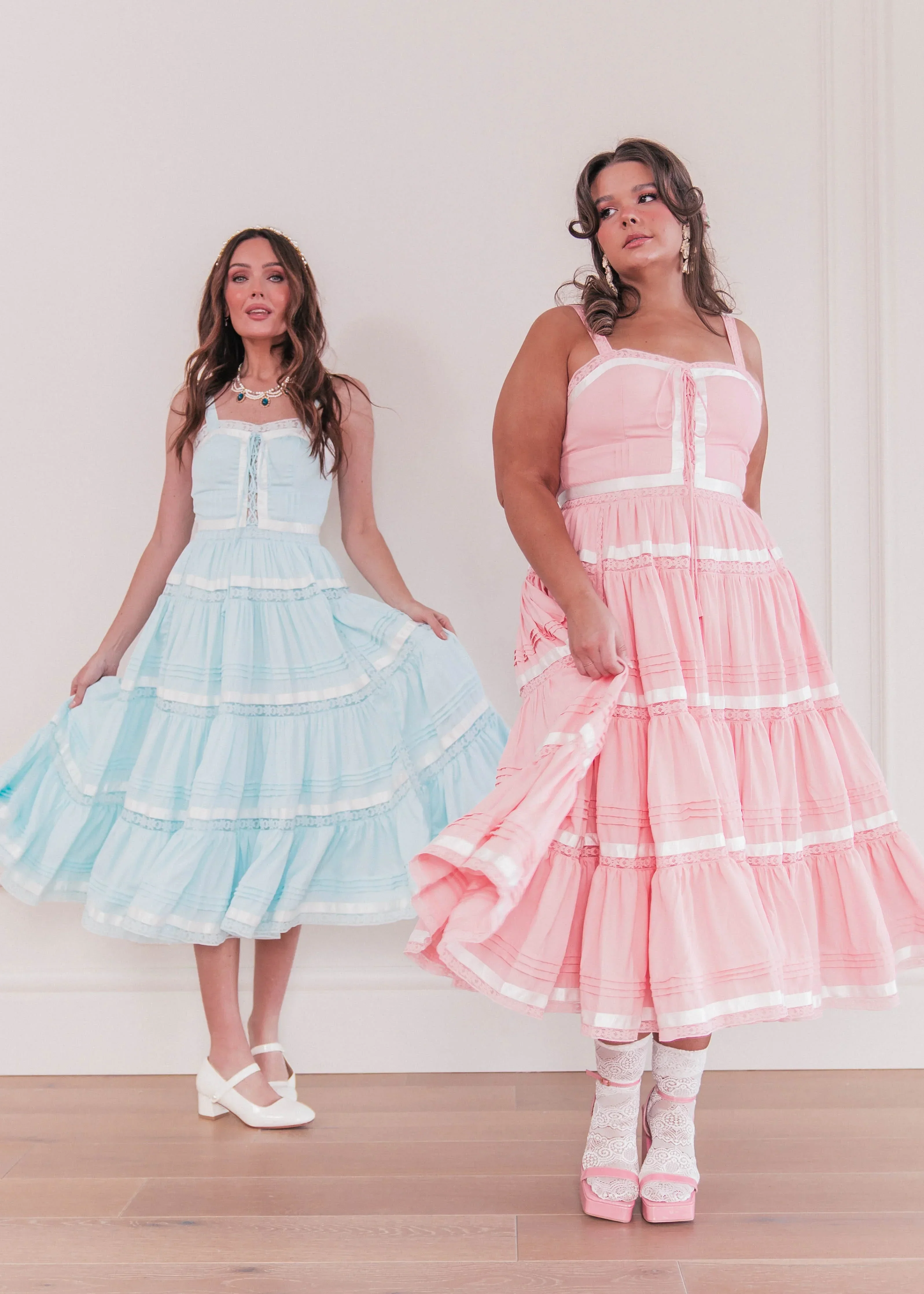 Delores Dress in Pink