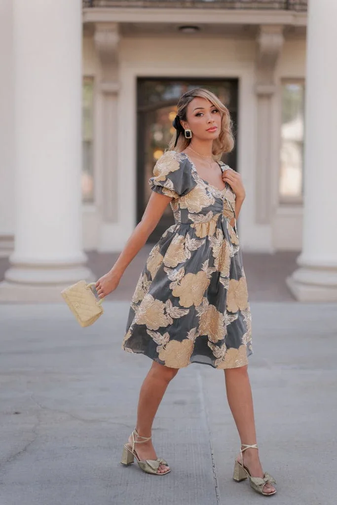 Beaumont Dress in Gold