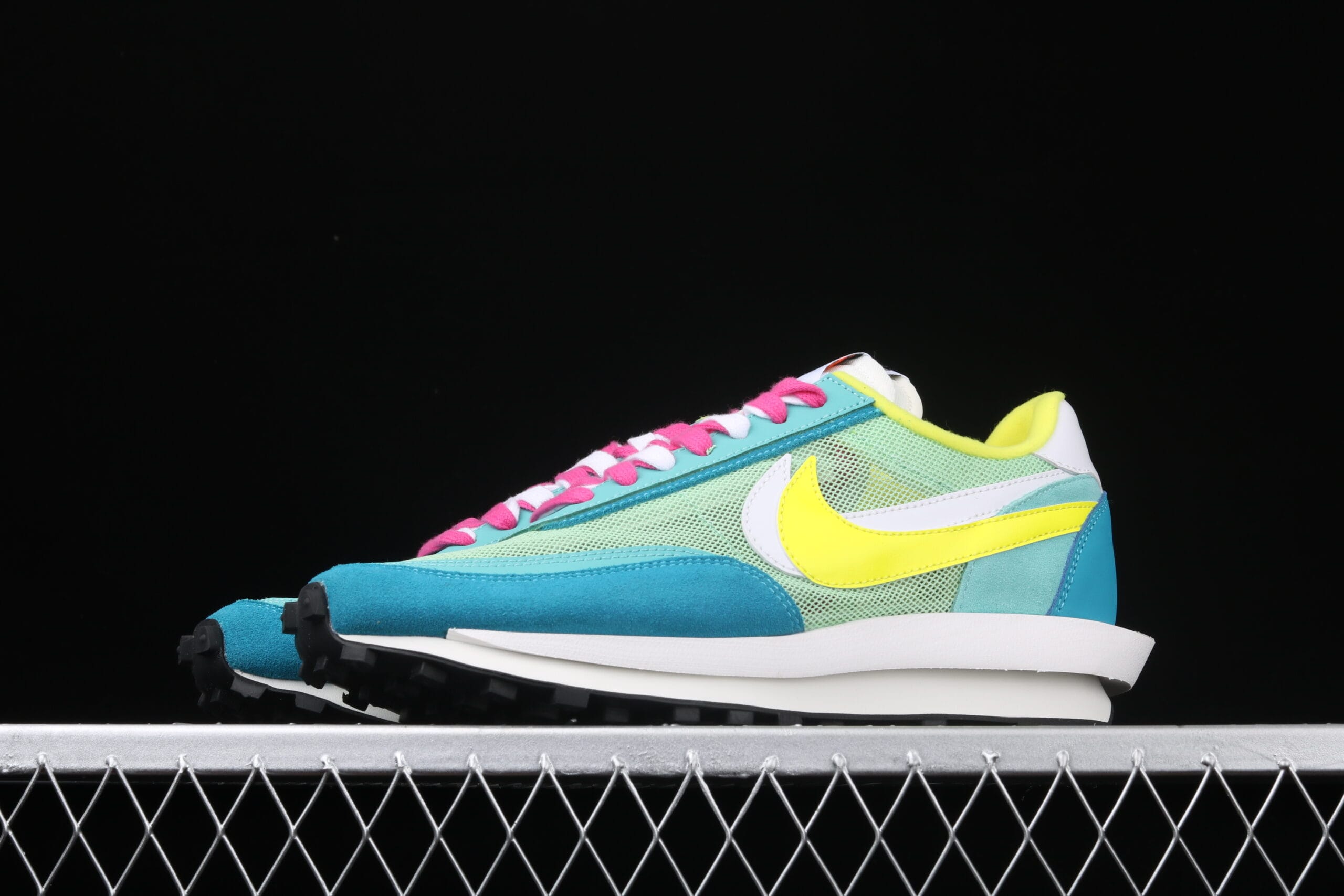 Nike LDV Waffle, Sacai Blue Green Yellow White