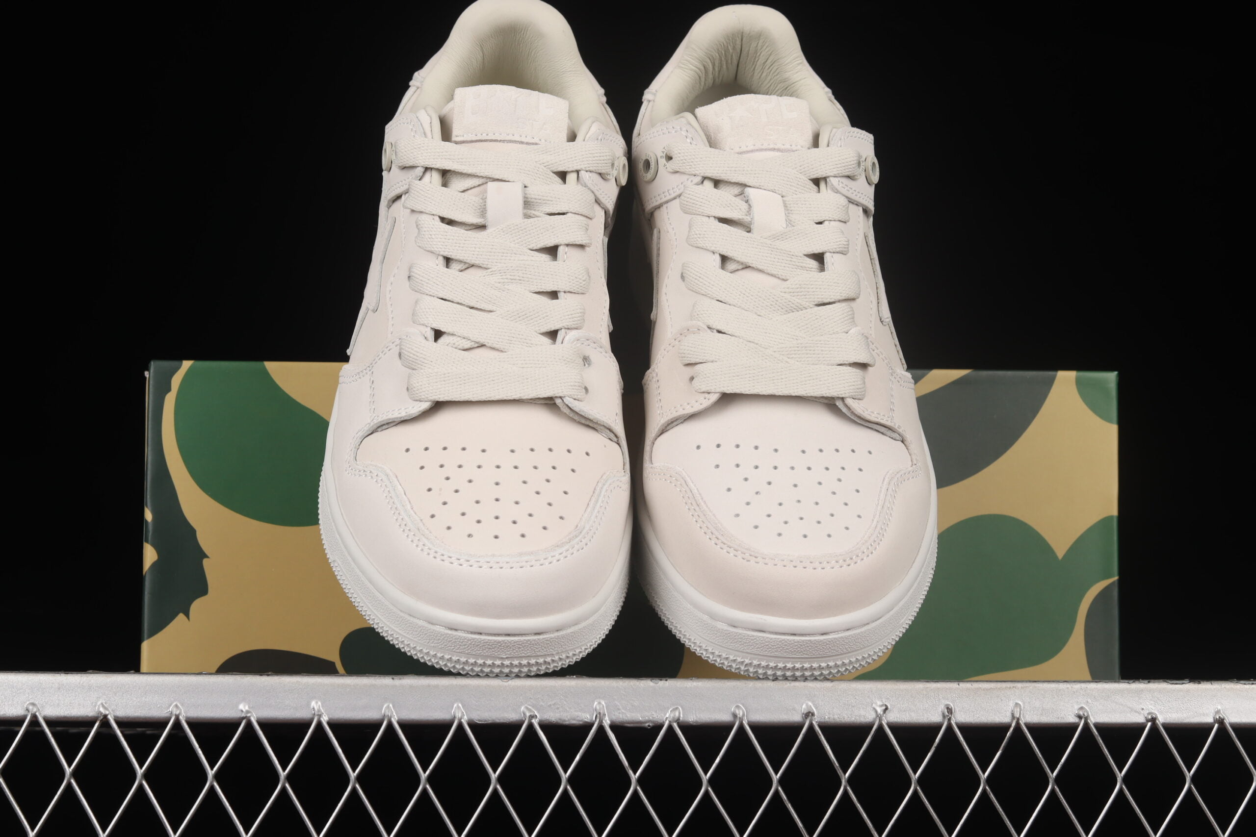 A Bathing Ape Bape SK8 STA Triple White