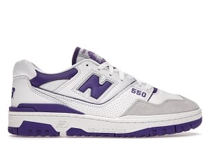 New Balance 550, White Purple