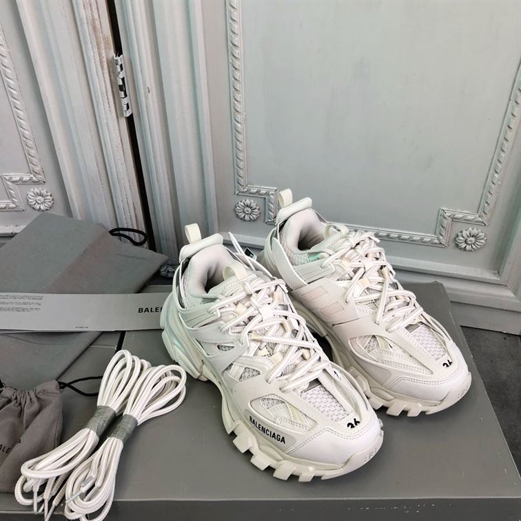 BALENCIAGA TRACK TRAINER SNEAKERS IN WHITE – BLA030