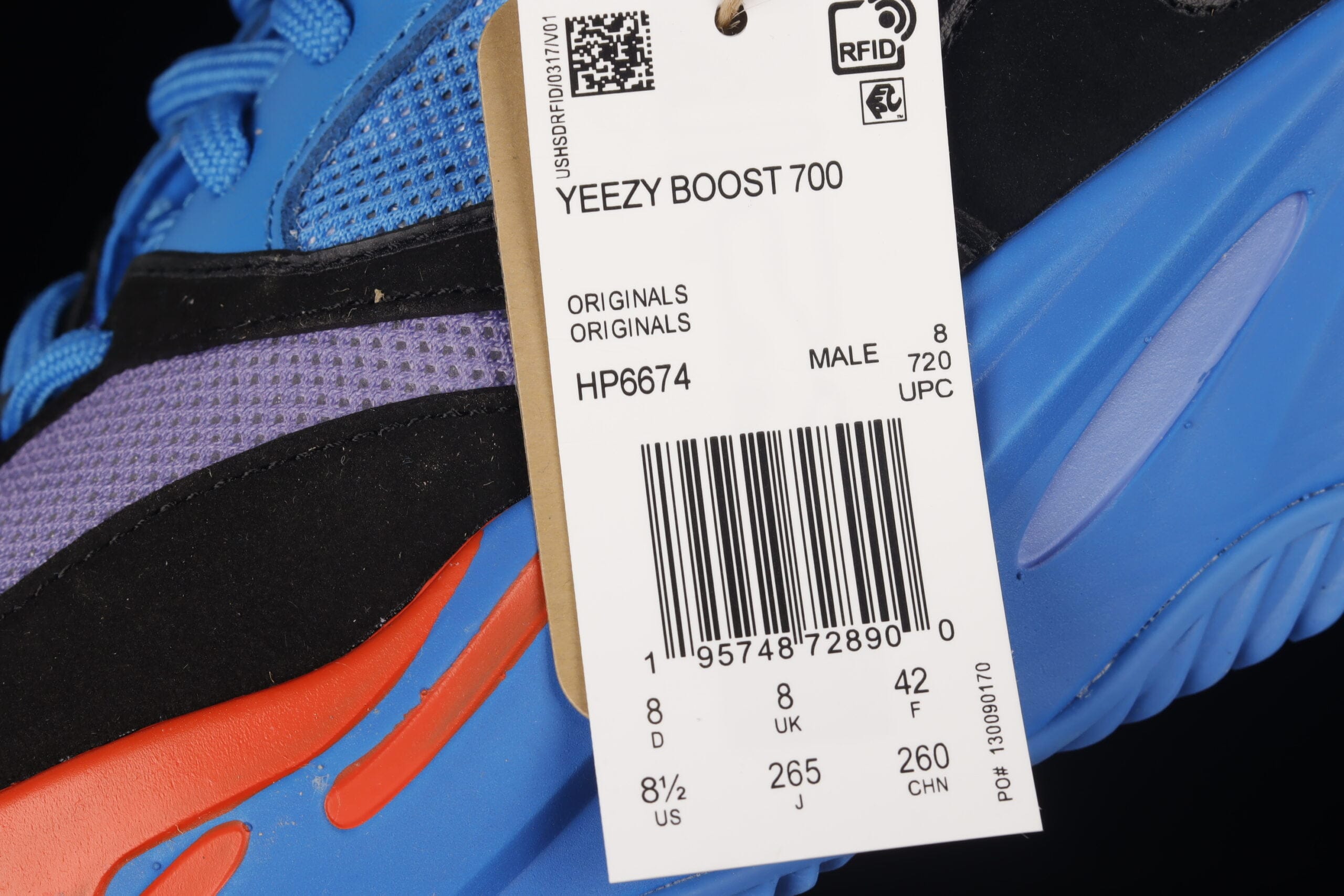 Ad Yeezy Boost 700, Hi-Res Blue