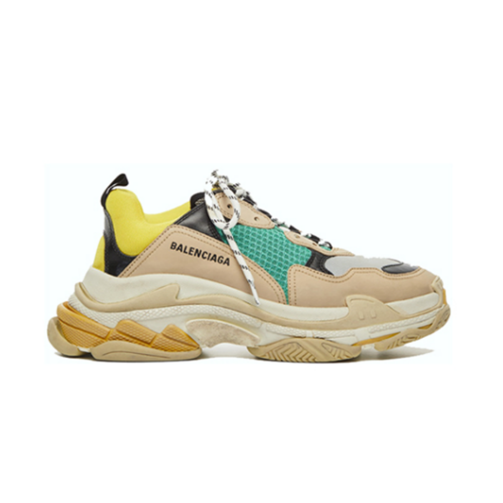 BALENCIAGA TRIPLE S TRAINER YELLOW GREEN – BLA029