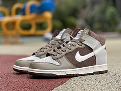 Nike Dunk High Light Chocolate