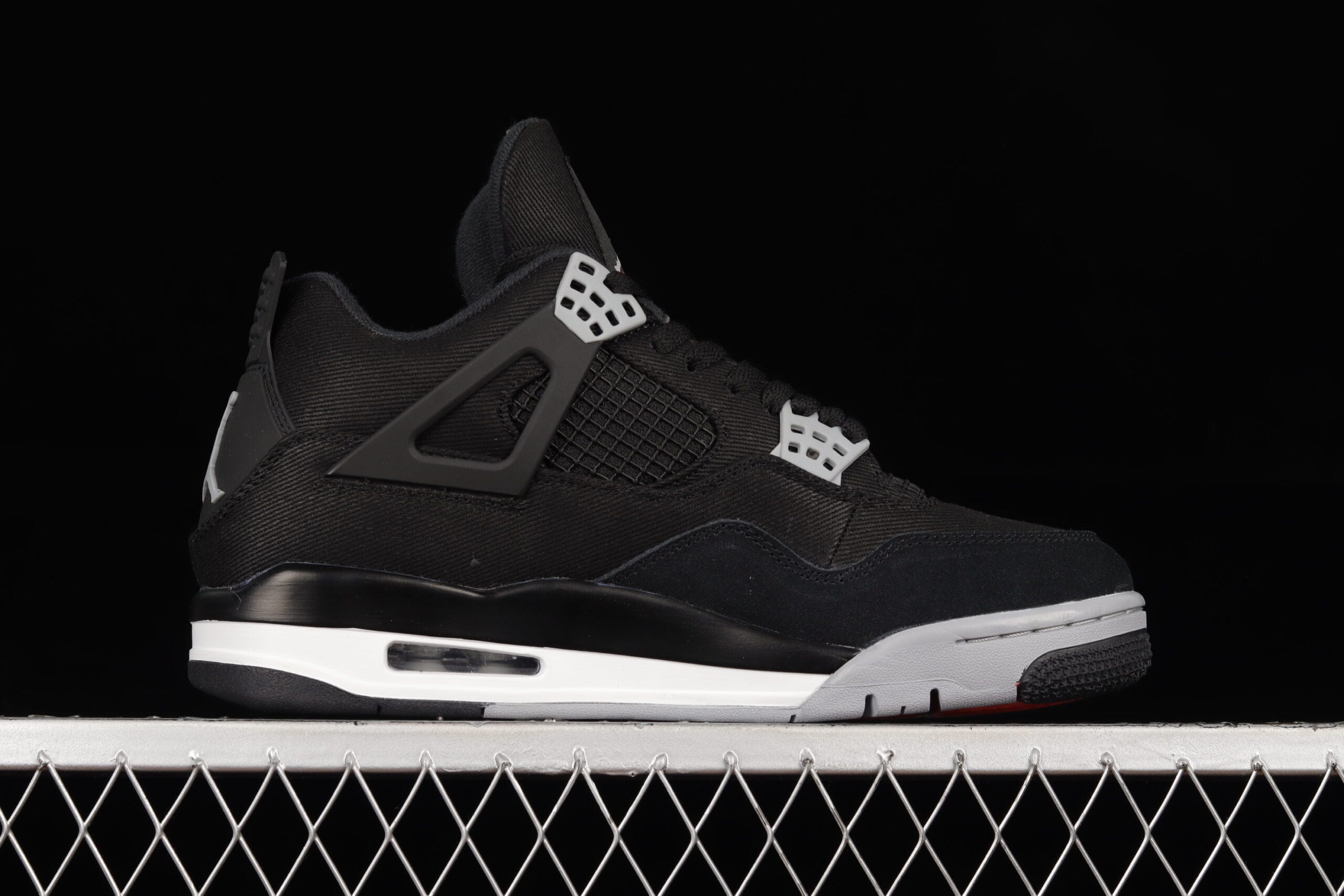 Air Jordan 4 Black Canvas