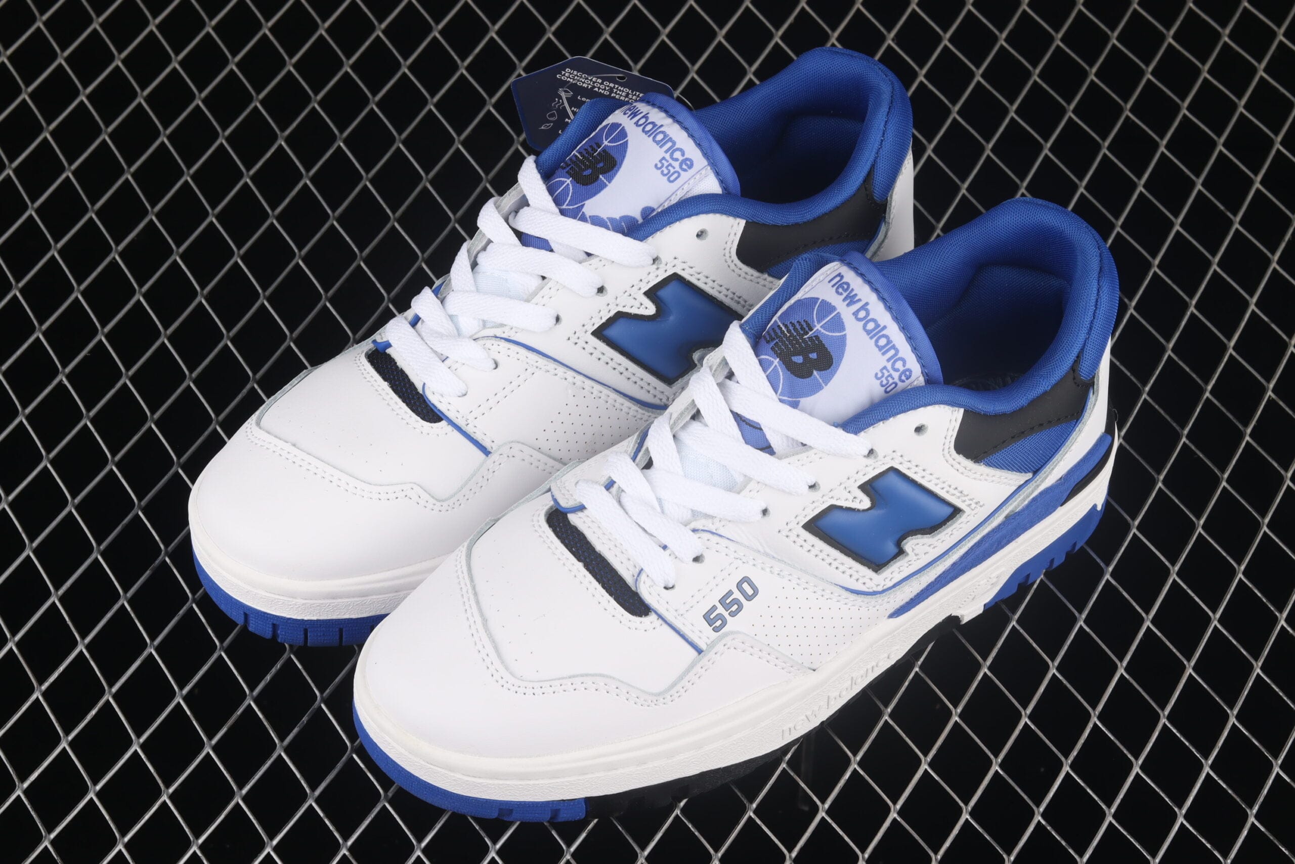 New Balance 550, White Blue