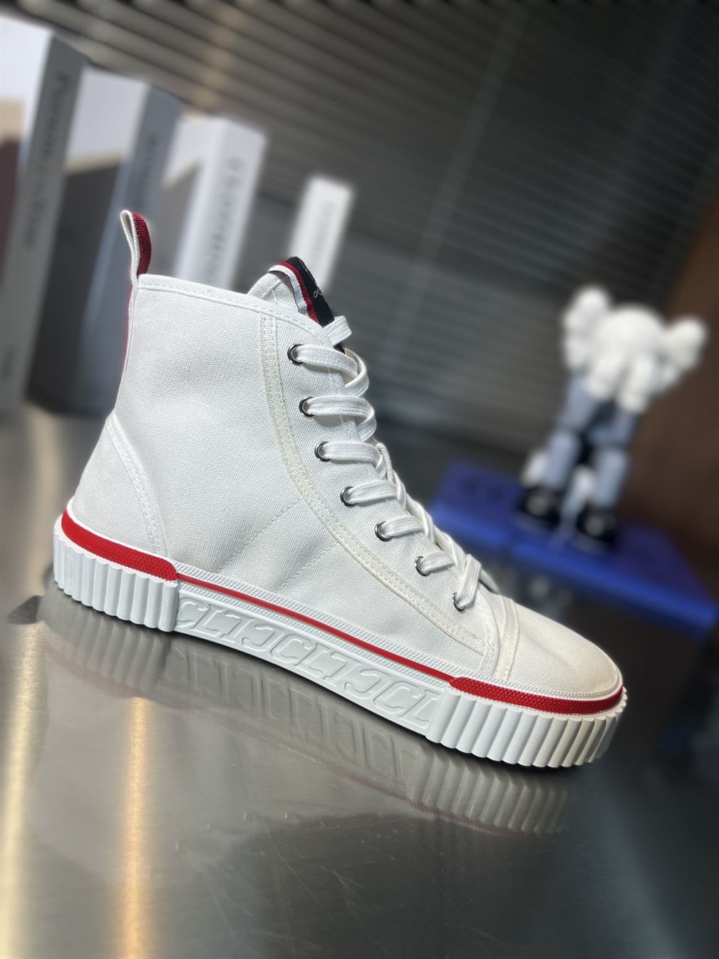 CHRISTIAN LOUBOUTIN PEDRO JUNIOR HIGH-TOP SNEAKERS – CLS026