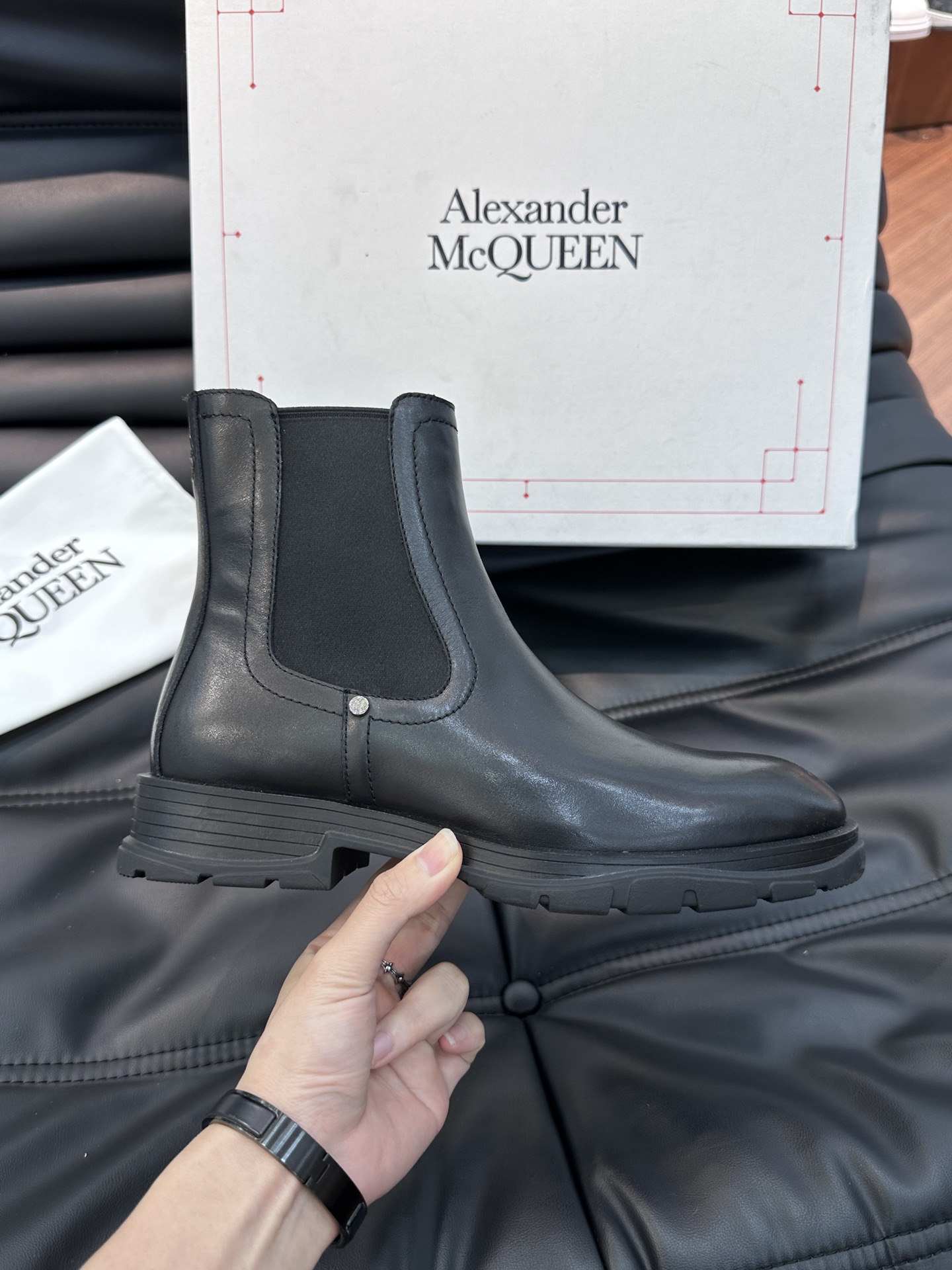 Alexander McQue* Men's high-top boots