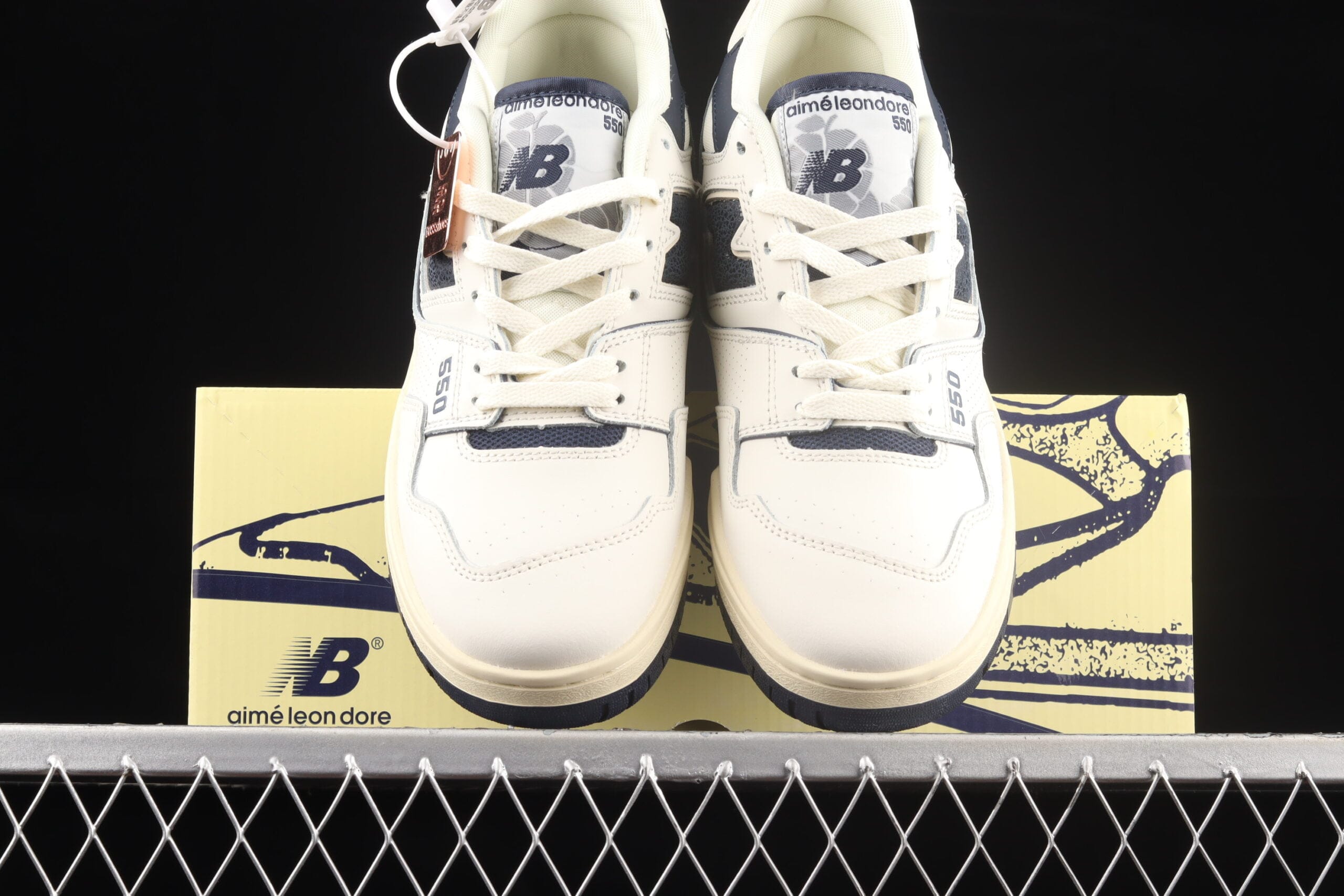 New Balance 550, Aime Leon Dore White Navy