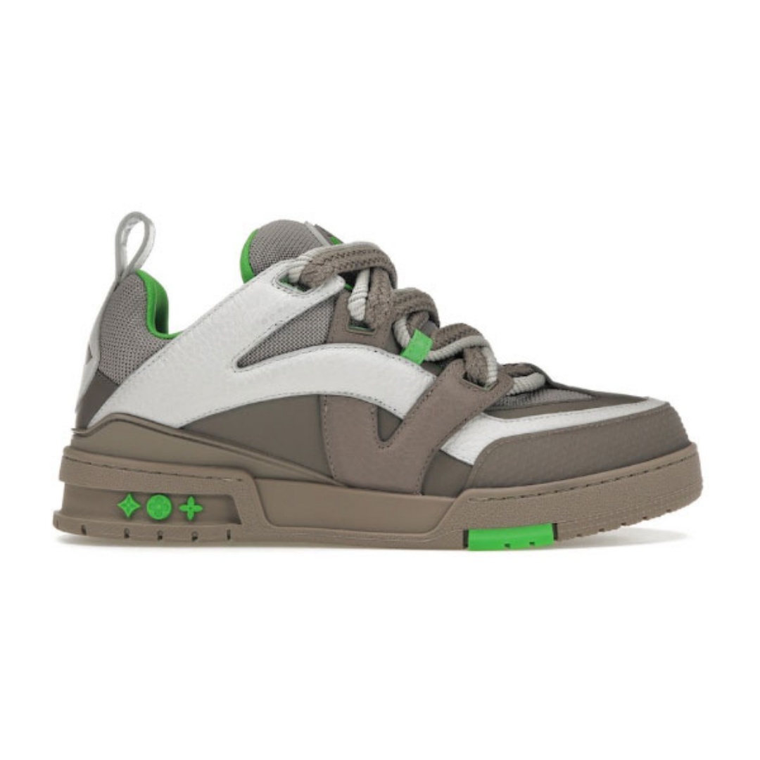 LOUIS VUITTON LV SKATE SNEAKER GREY GREEN – LVS168