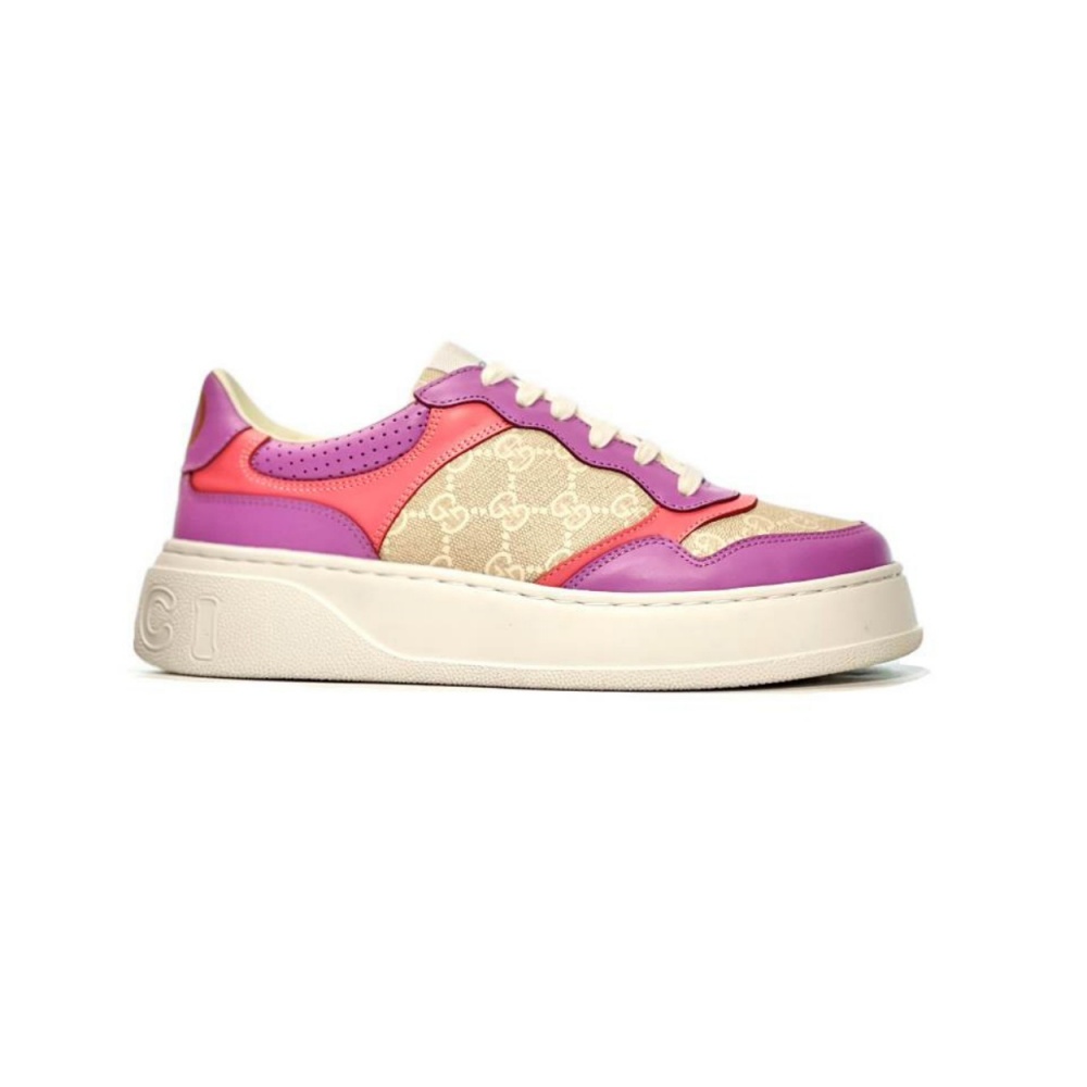 Gucci GG Supreme Canvas Purple Sneakers – GCC198