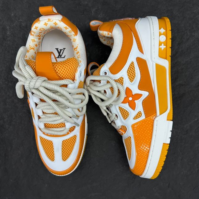 LOUIS VUITTON LV SKATE SNEAKER YELLOW WHITE – LVS166