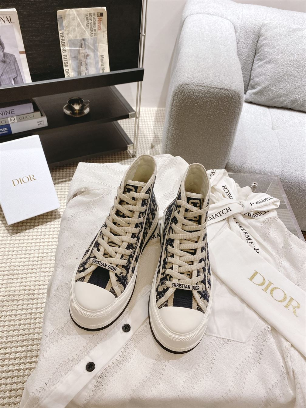 DIOR WALK’N’DIOR HIGH-TOP PLATFORM SNEAKER – DO115
