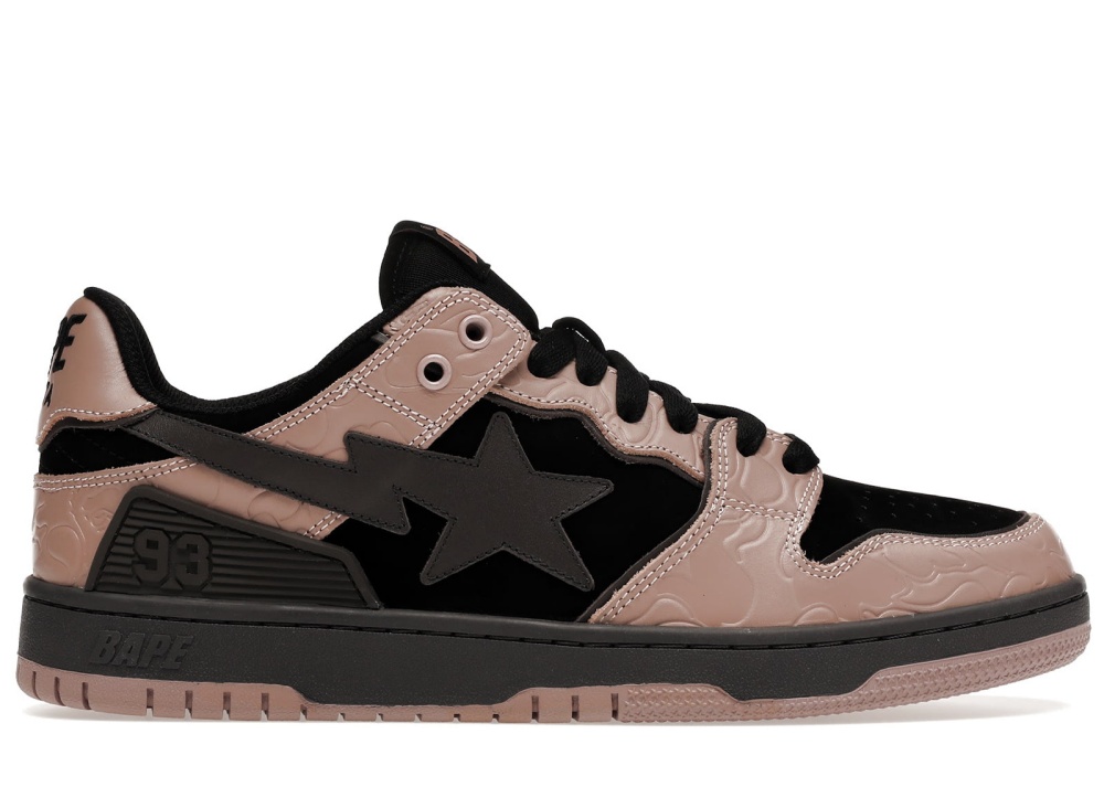 A Bathing Ape Bape SK8 STA Black Powder