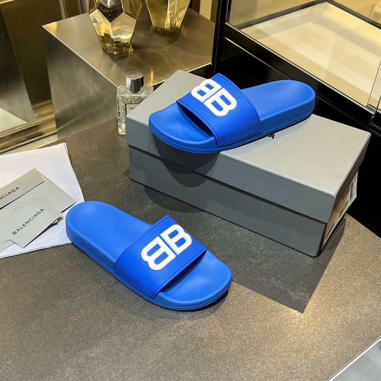 BALENCIAGA BB POOL SLIDE SANDALS – BBD013