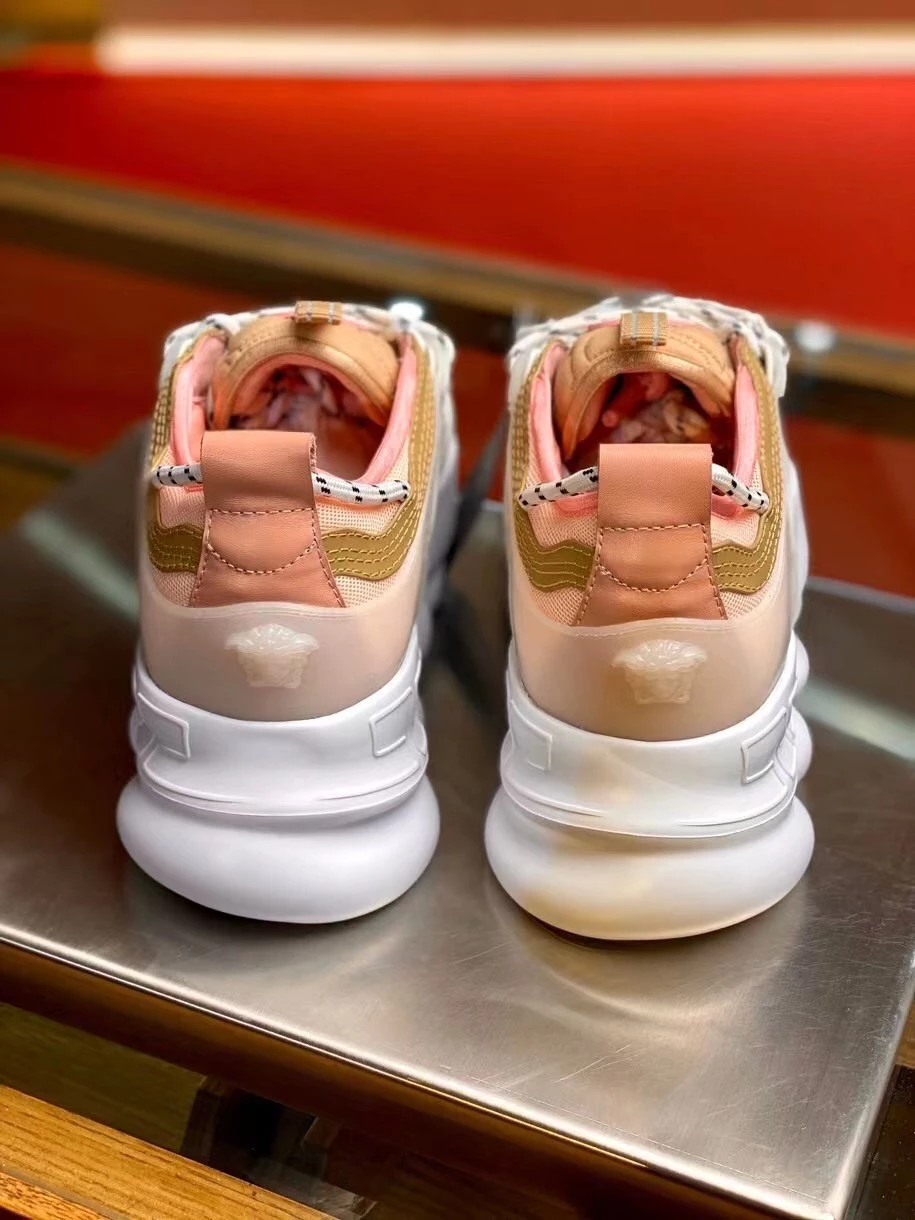 VERSACE WOMEN’S MULTICOLOUR CHAIN REACTION SNEAKERS WITH BAROQUE PRINT – VSS024