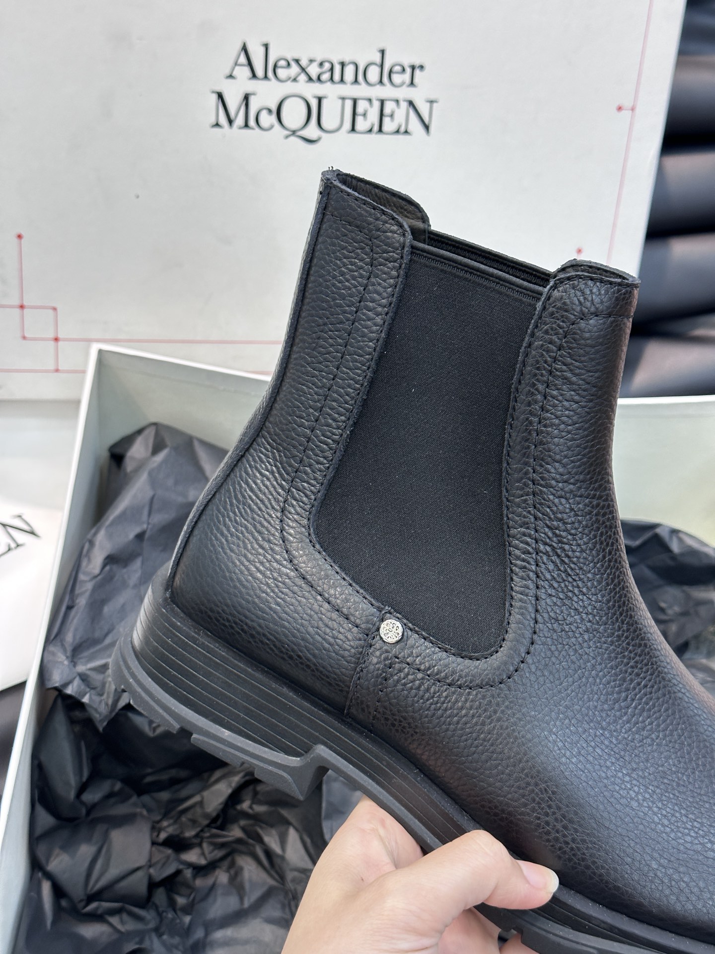 Alexander McQue* Men's high-top boots