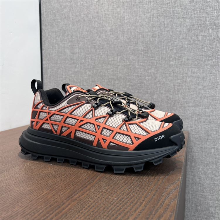 DIOR B31 RUNNER SNEAKER BEIGE ORANGE – DO096