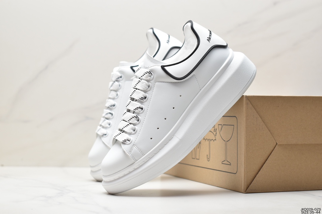 ALEXANDER MCQUEEN OVERSIZED LEATHER SNEAKERS