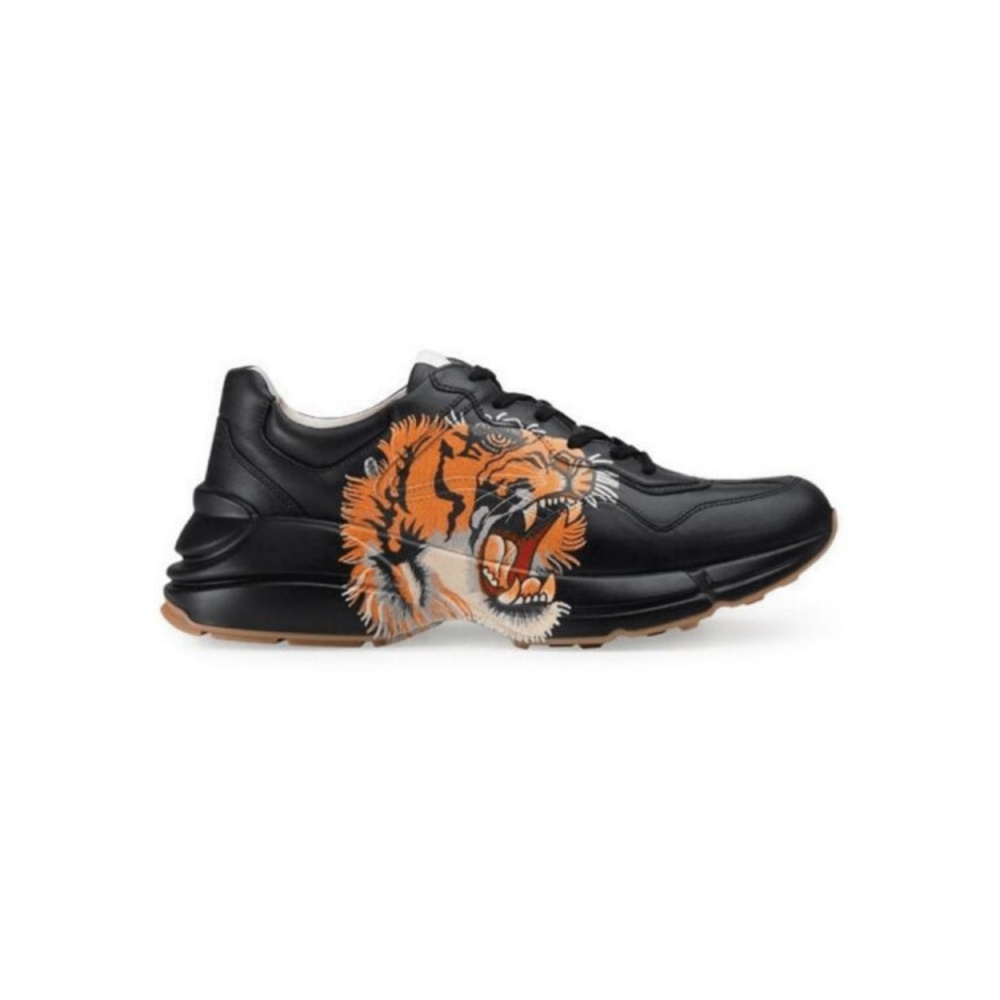 GUCCI RHYTON LEATHER SNEAKER WITH TIGER – GCC017