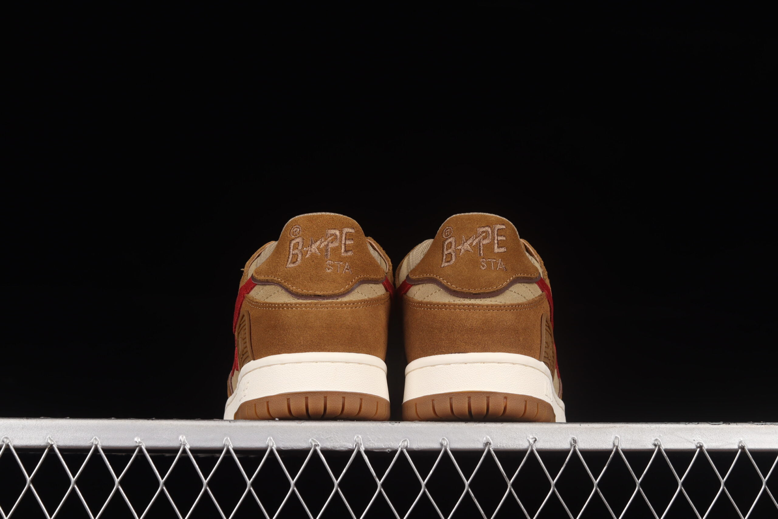 A Bathing Ape Bape SK8 STA Light Red