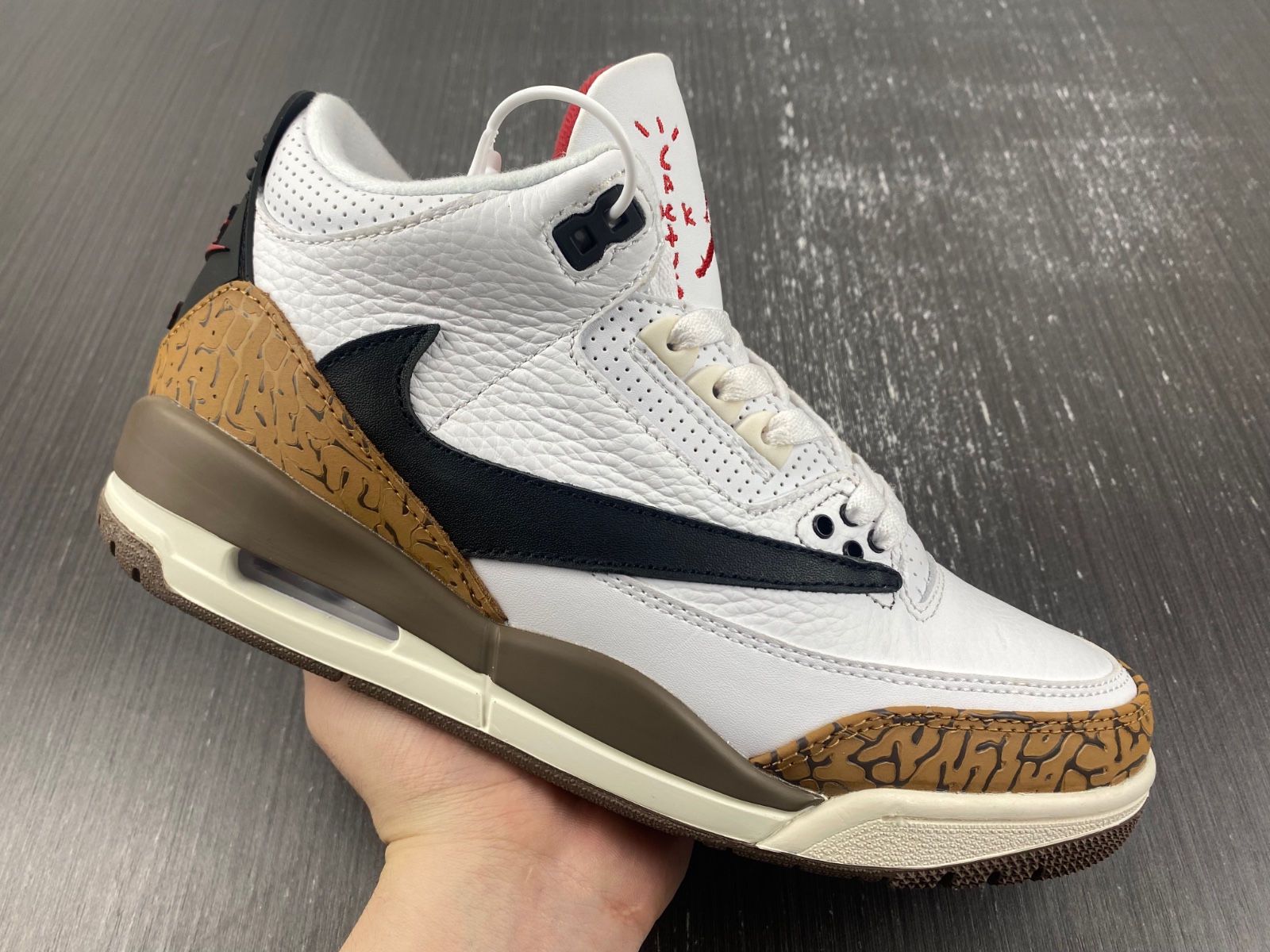 Travis Scott Jordan 3 Tan Brown