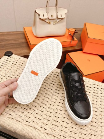 Hermes Women’s Deep Sneakers in Black Leather – HM063
