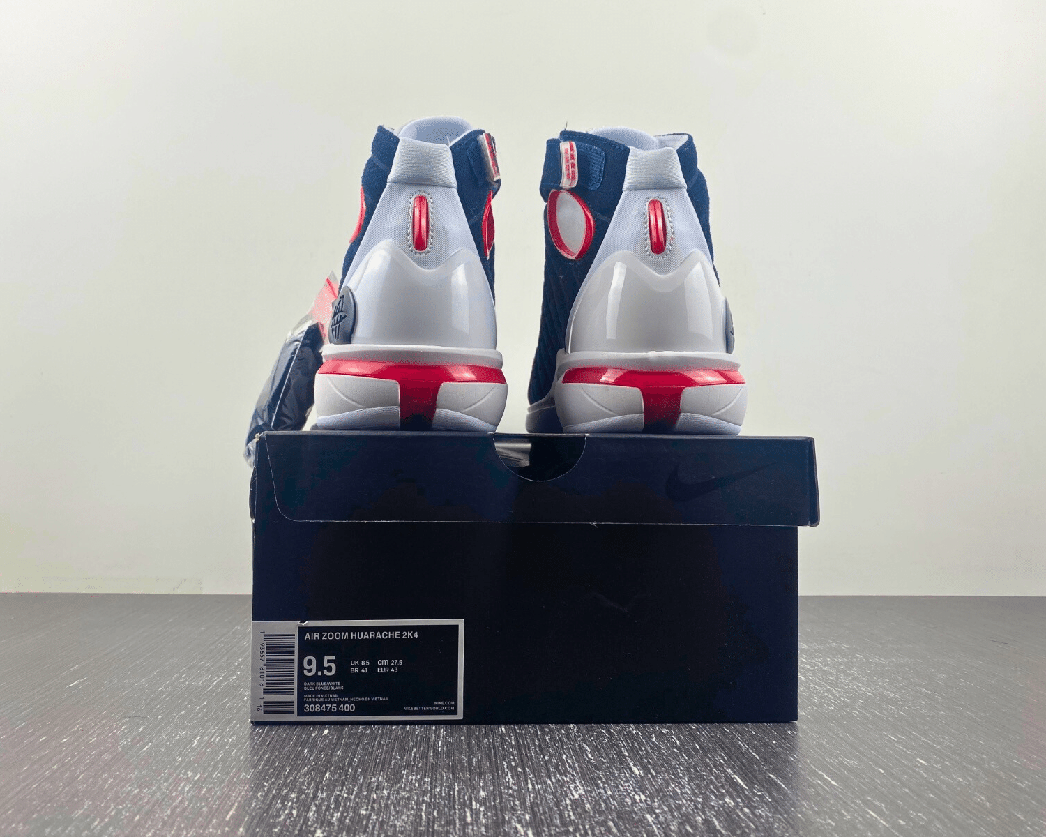 Nike Air Zoom Huarache 2k4 Olympic White Navy