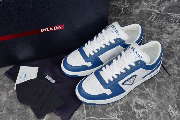 PRADA DOWNTOWN LEATHER SNEAKERS – PRS070