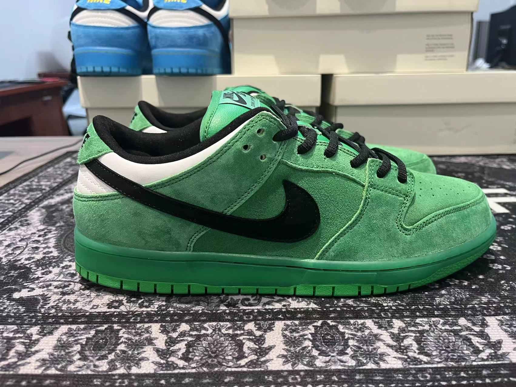 Power Puff Girls Dunks green