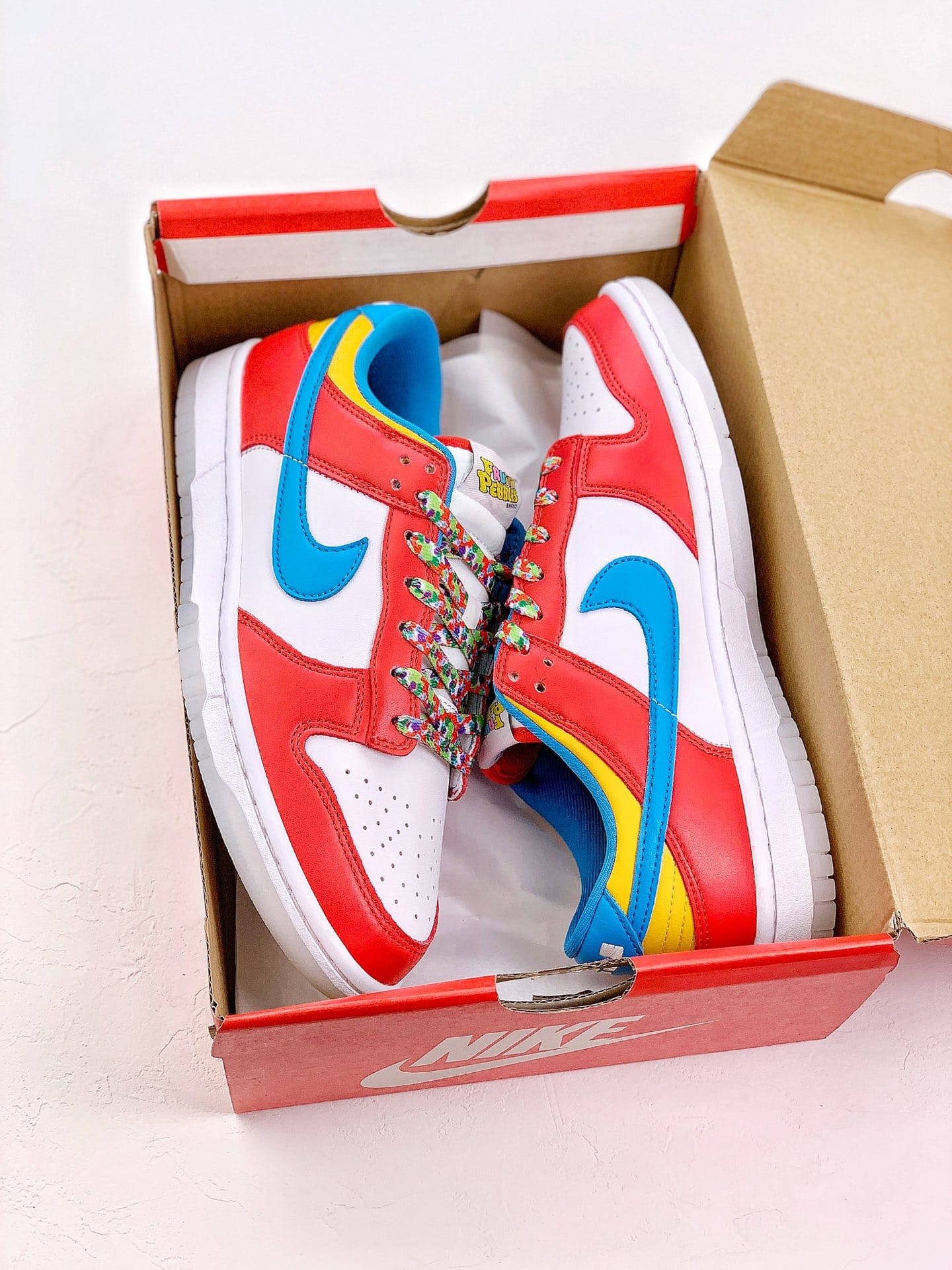 LeBron James x Nike Dunk Low “Fruity Pebbles”