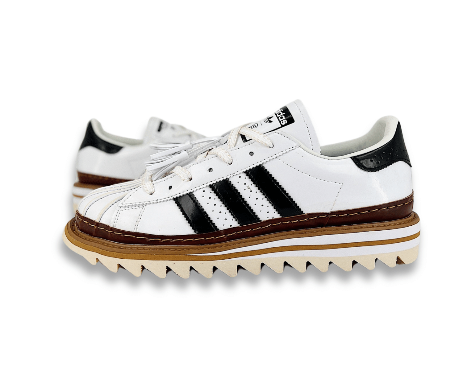 CLOT x adidas Originals Superstar White Crystal Sand