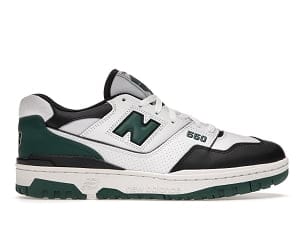 New Balance 550, White Green Black