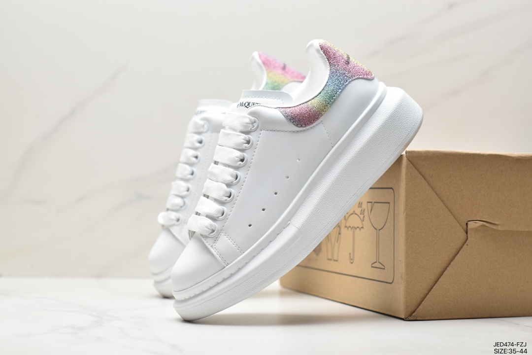 ALEXANDER MCQUEEN OVERSIZED LEATHER SNEAKERS