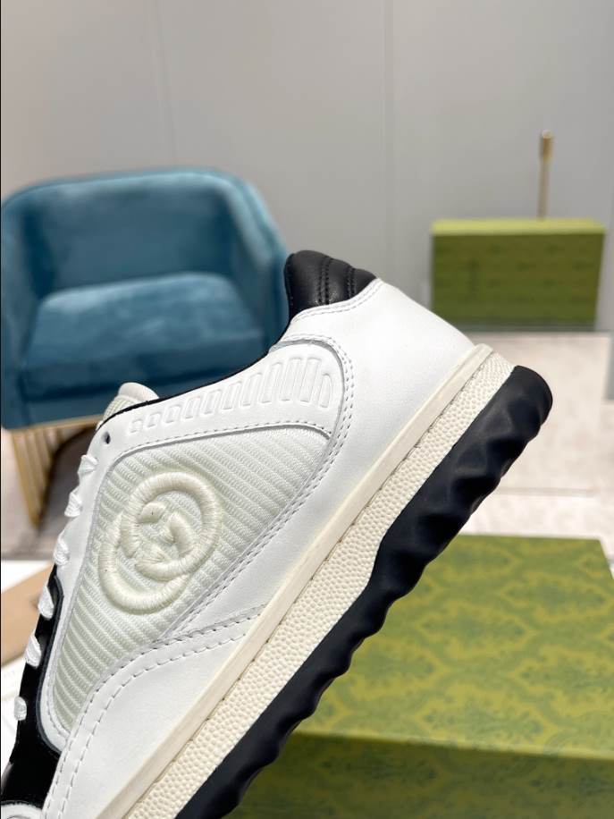 Gucci MAC80 Off-White Black Sneakers – GCC225