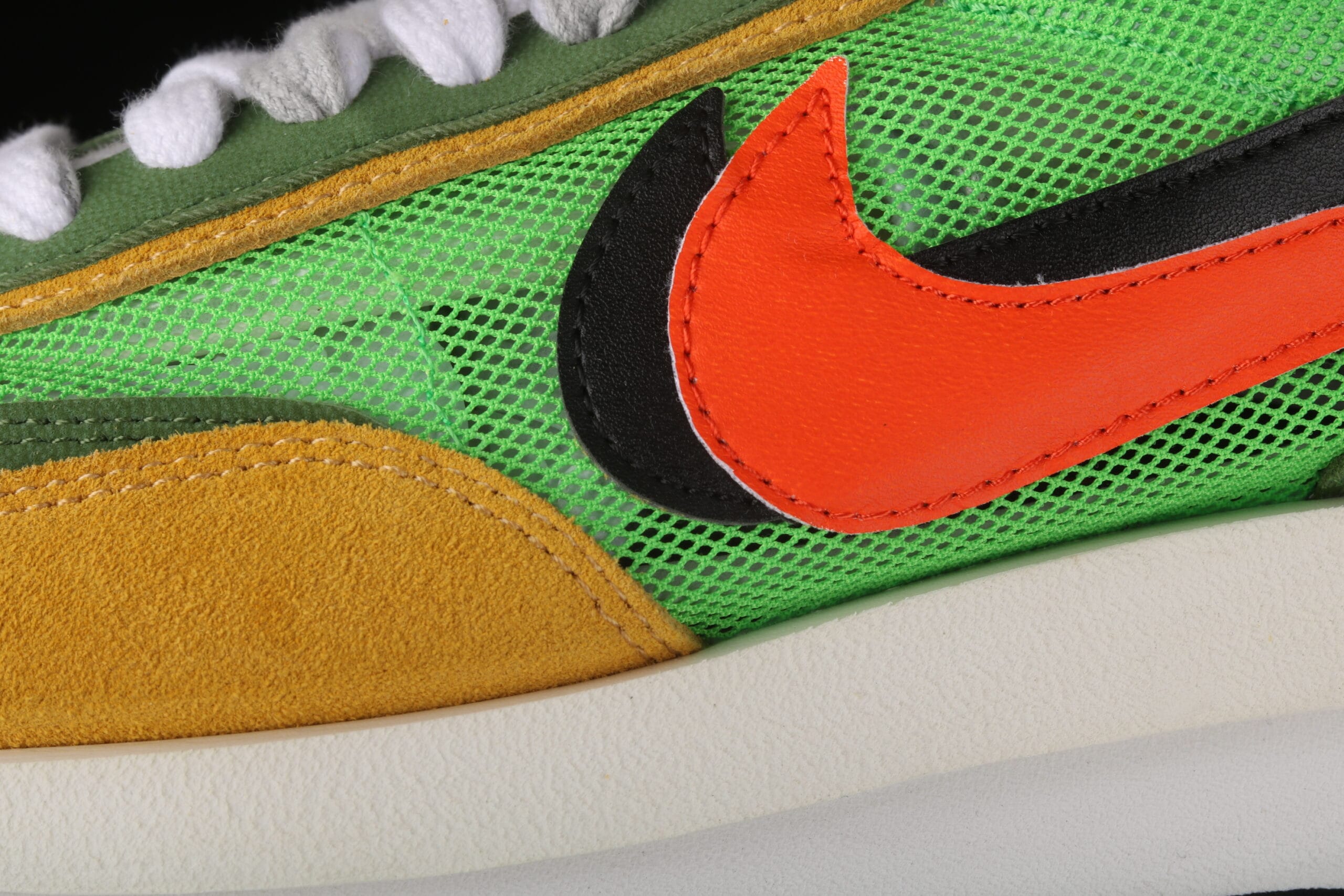 Sacai x Nk LVD Waffle Daybreak, Green Multi