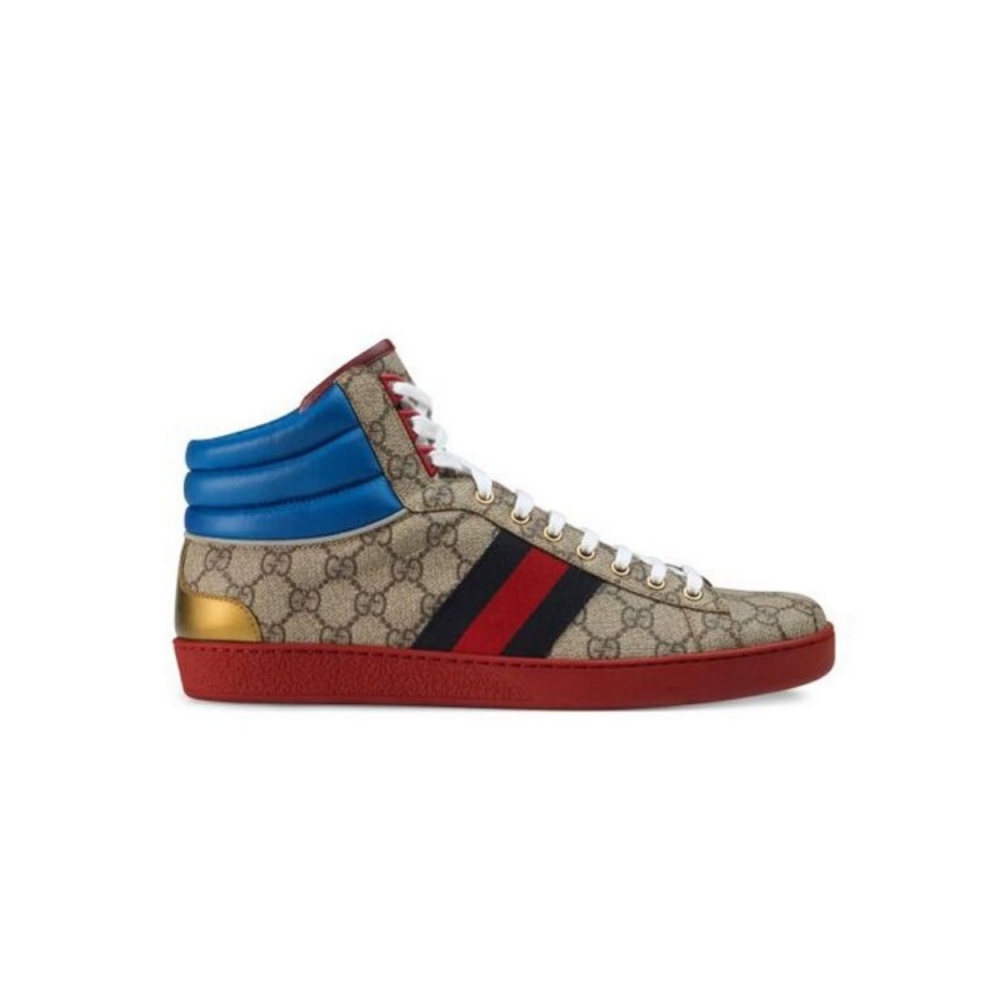 GUCCI ACE GG HIGH TOP SNEAKERS – GCC059