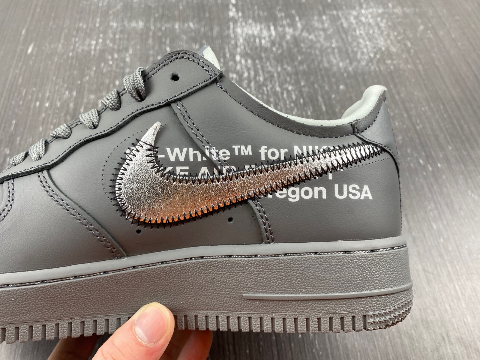 Nike x Off-White Air Force 1 Ghost Grey