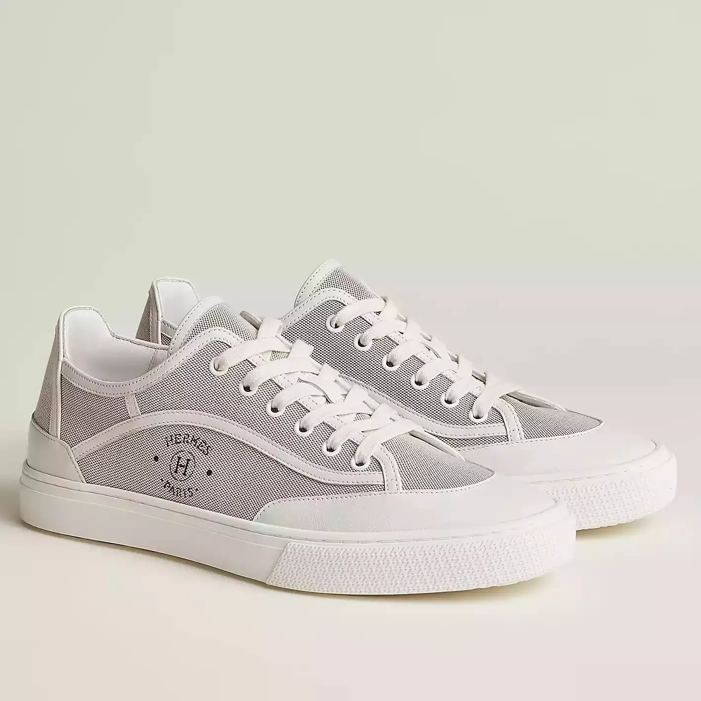 Hermes Men’s Get Sneakers in H Canvas – HM023