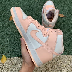 Nike Dunk High Sail Crimson Tint