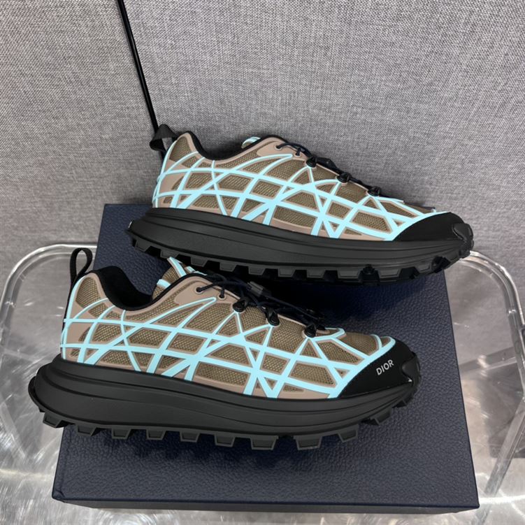 DIOR B31 RUNNER SNEAKER KHAKI TEAL – DO097