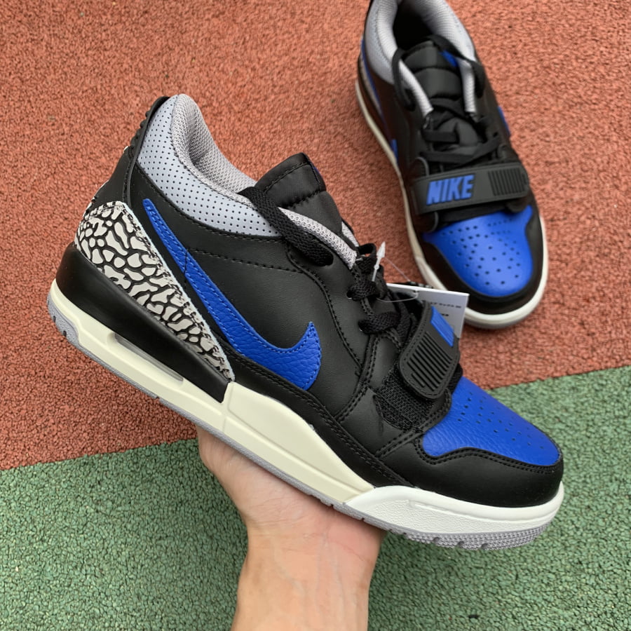 Jordan Legacy 312 Low Black Royal