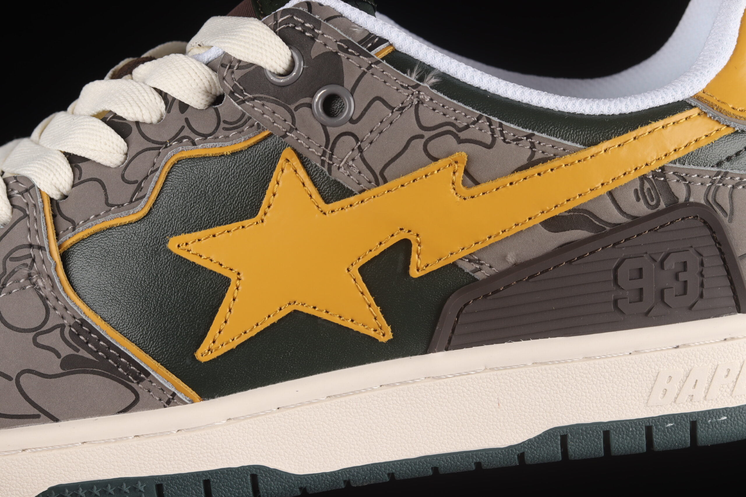 A Bathing Ape Bape SK8 STA Green