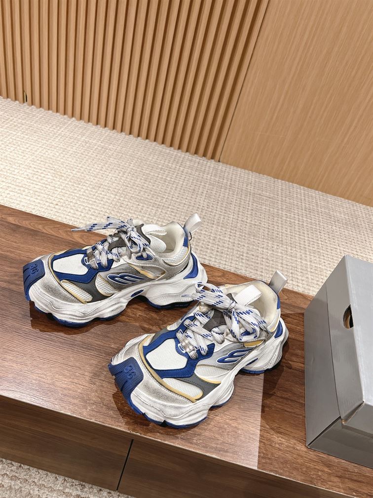 BALENCIAGA CARGO SNEAKER WHITE BLUE – BLA095