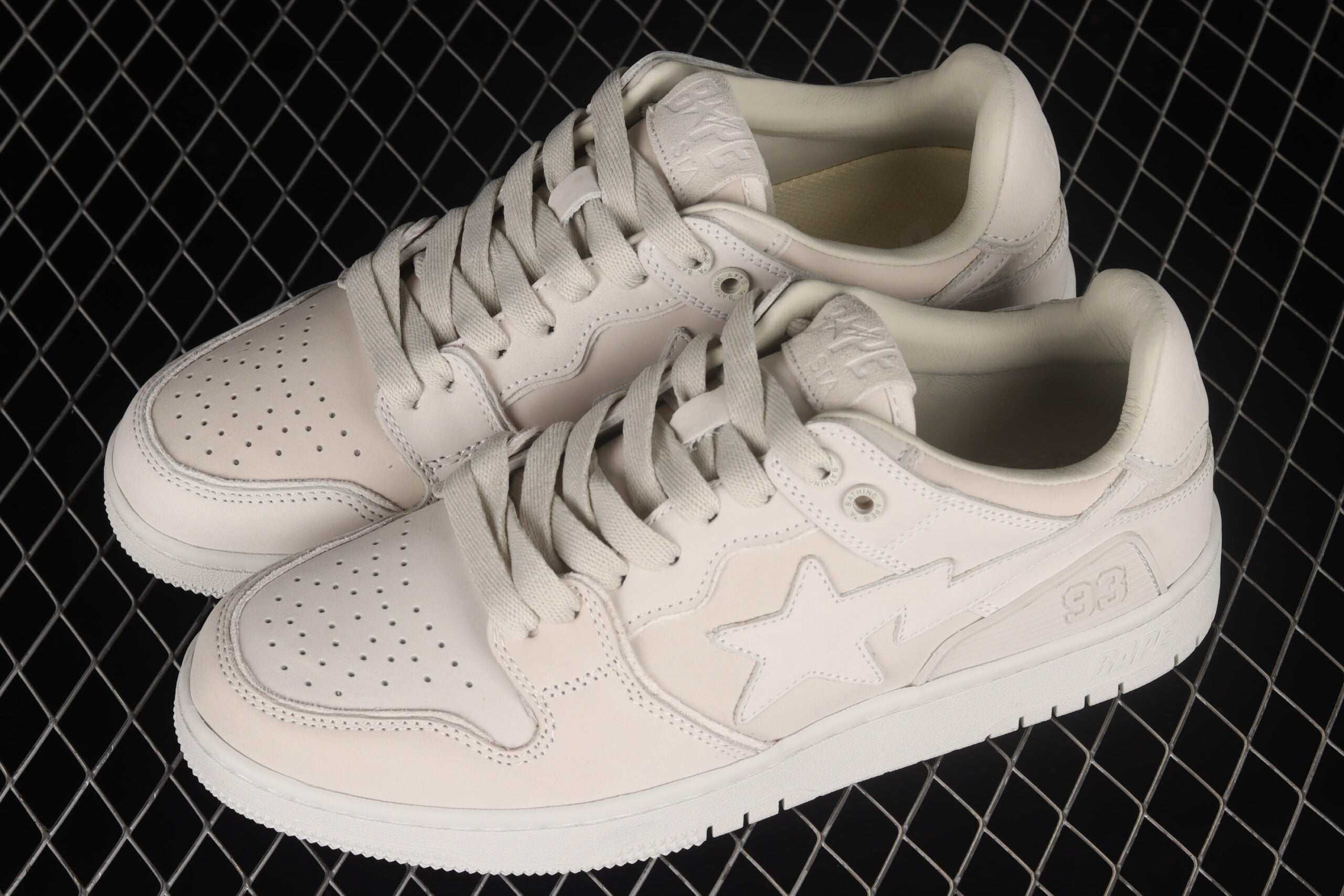 A Bathing Ape Bape SK8 STA Triple White