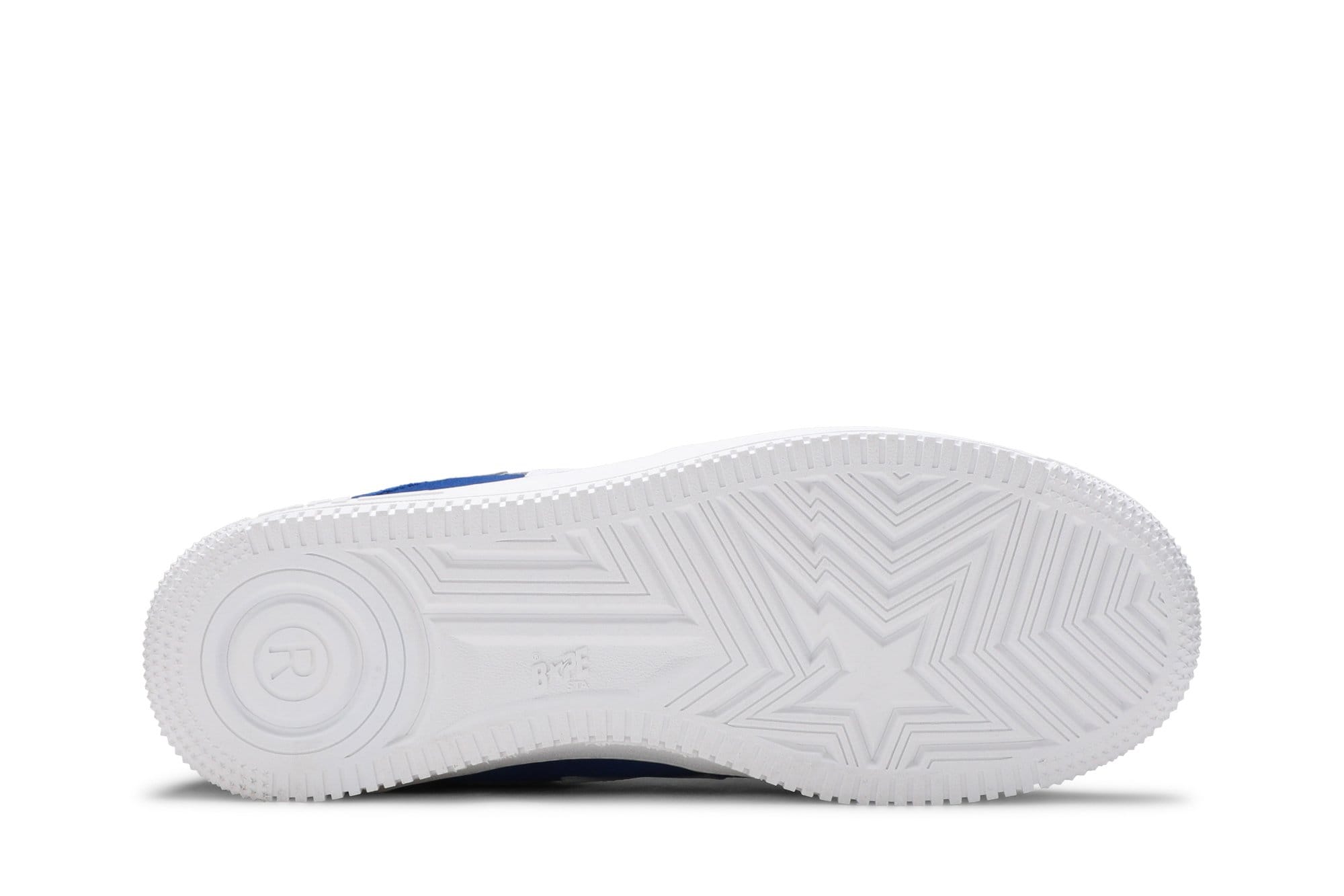 A Bathing Ape Bape Sta Low Blue Suede